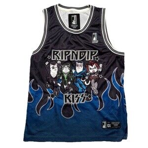 RipNDip x KISS Made For Lovin’ Basketball Jersey Size Large SOLD OUT